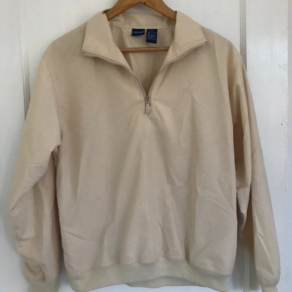 IZOD Cream Windbreaker
